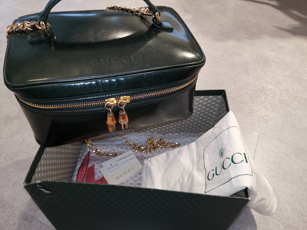 Vintage gucci top vanity case