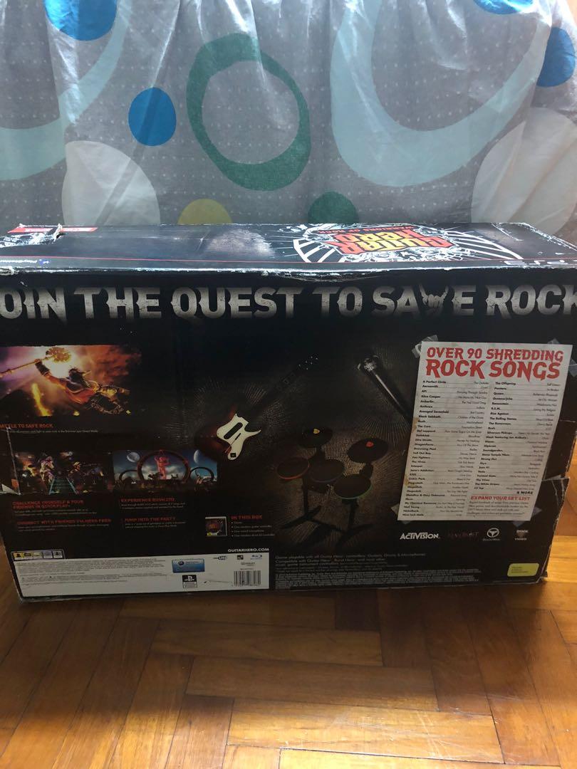 Guitar Hero Drum Set (PS3/PS4), Video Gaming, Video Games, PlayStation
