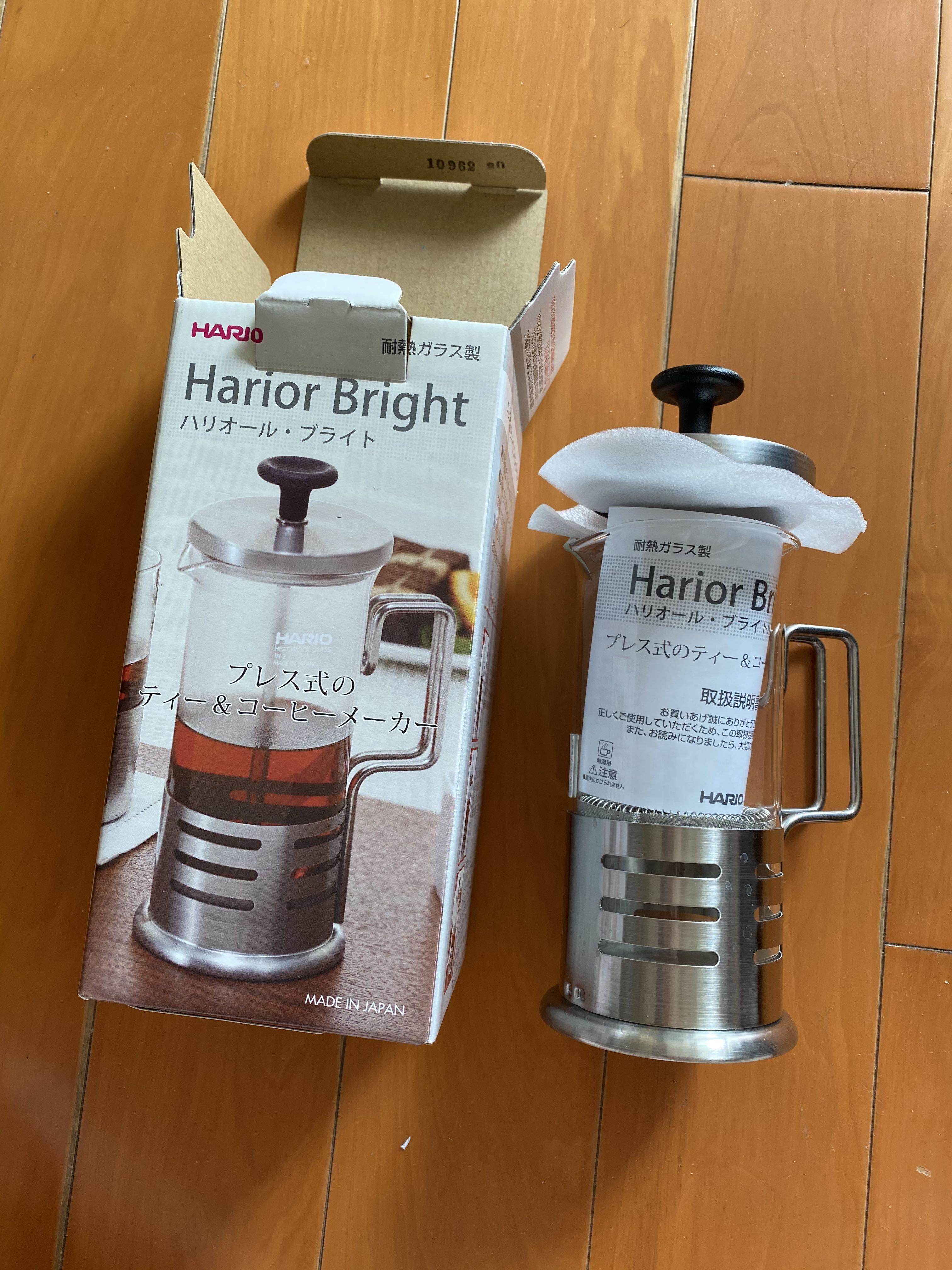（購自一田）日本製HARIO French press 咖啡壺 coffee maker, 傢俬＆家居, 廚具和餐具, 茶具配件