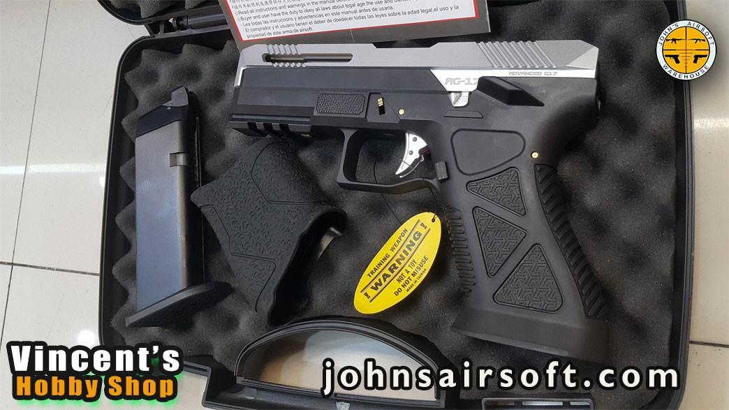 HFC HG182 GLOCK AG17 SILVER SLIDE