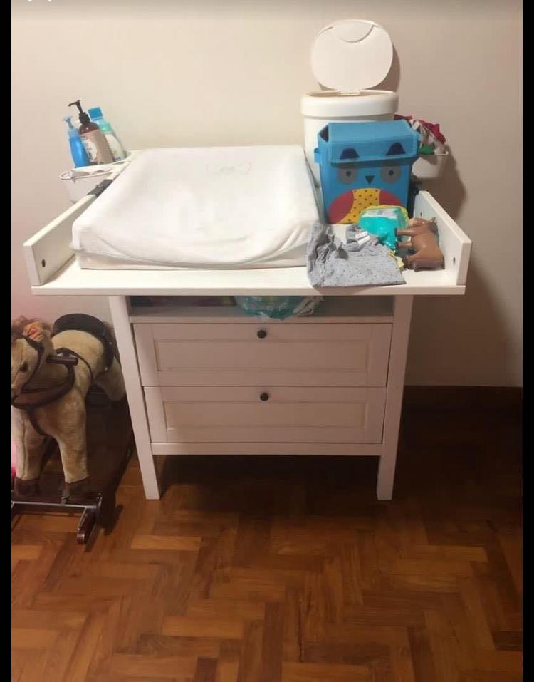 Ikea Sundvik baby changing station/table, Furniture & Home Living