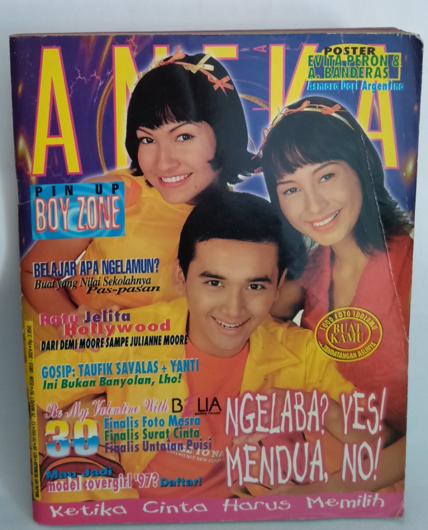 #IWD2020 Majalah Aneka No.06 TH VIII/13 - 26 Maret 1997/10 Finalis Foto