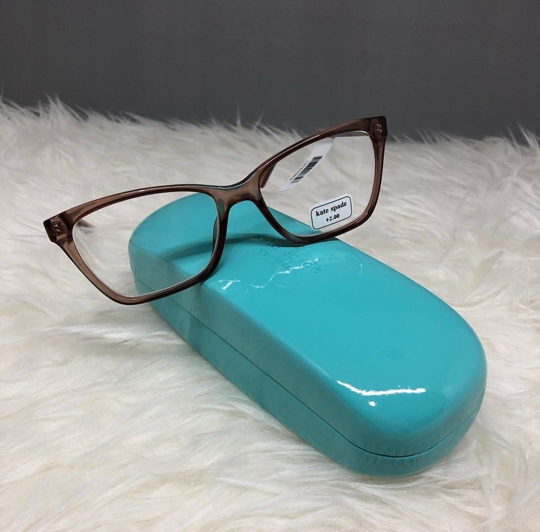 Kate Spade Pava Reading Glasses bisa ganti lensa minus dioptik Clear Pink