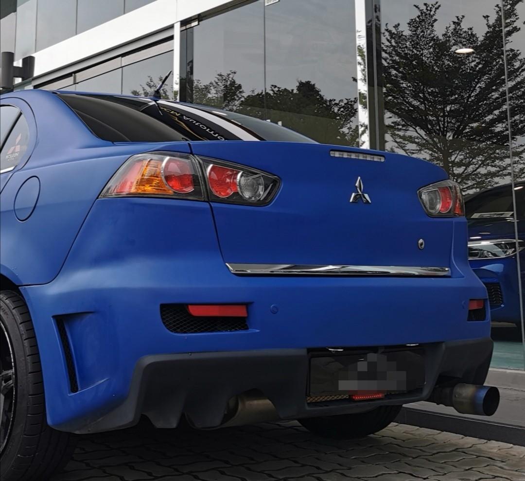 Lancer evo X / EX rear bumper, Car Accessories, Accessories on Carousell