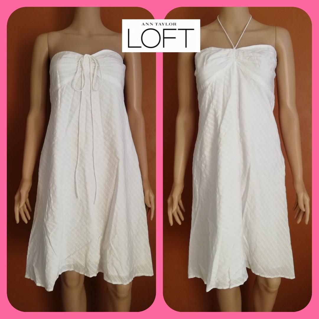 Loft Ann Taylor white Dress S M Women s Fashion Dresses Sets