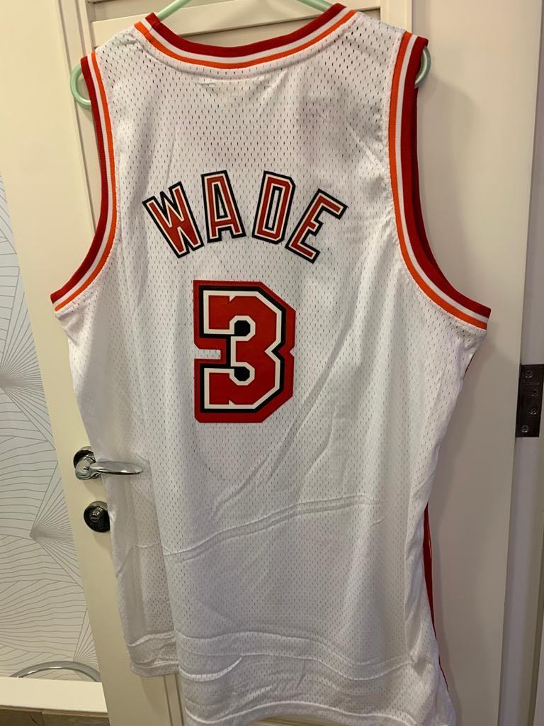 NBA 波衫Dwyane Wade Adidas hardwood classics retro swingman Jersey