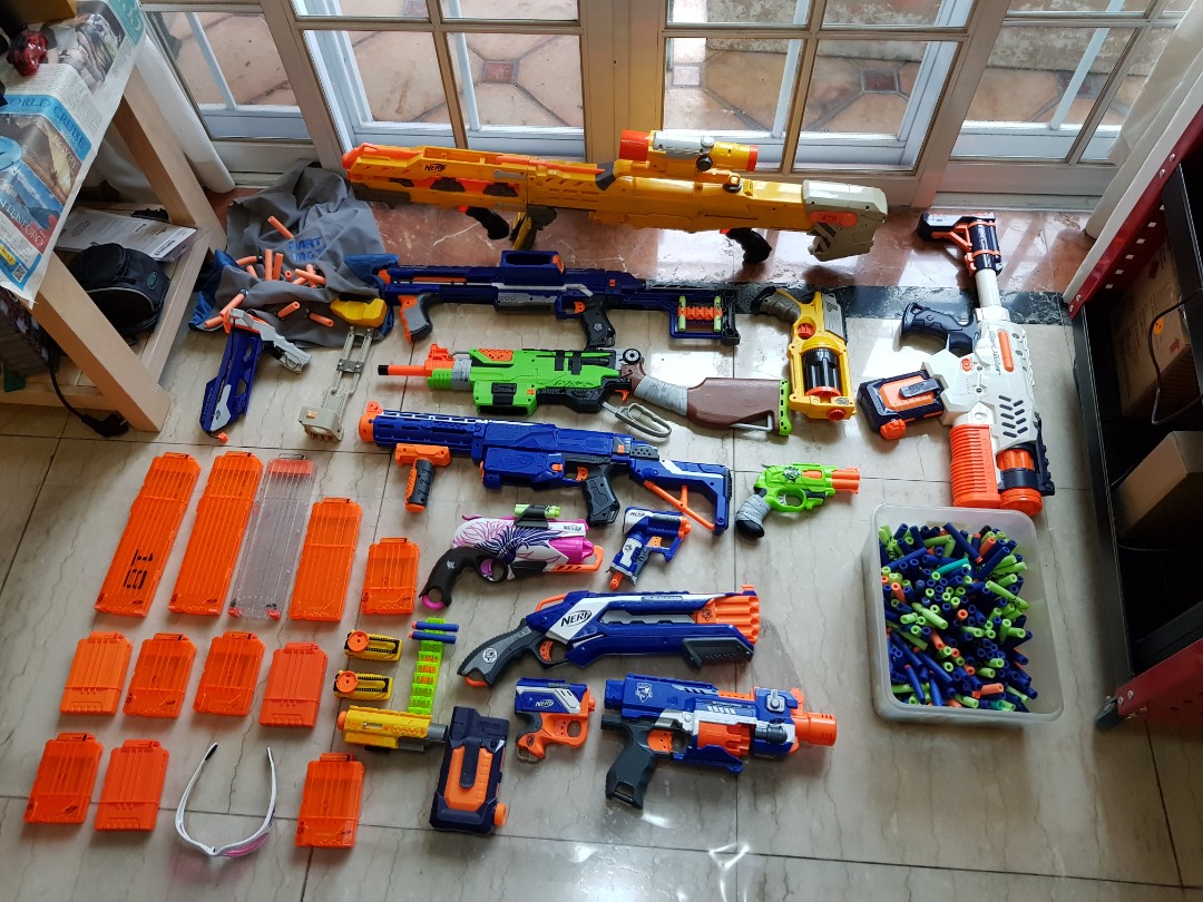 Nerf gun collection outlet