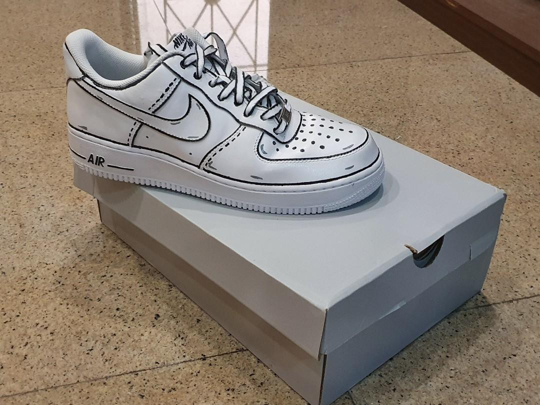 Nike air on sale force one cartoon