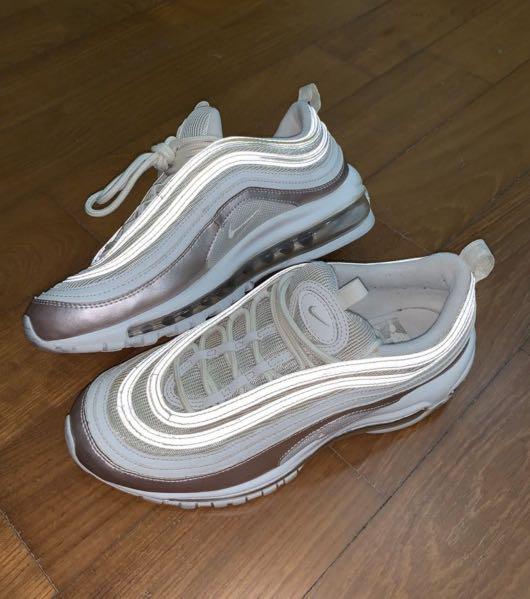 nike air max 97 white and rose gold