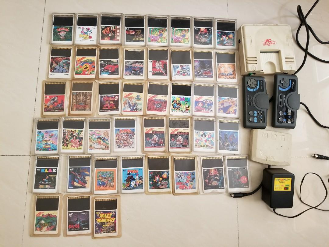 PC Engine （分類：桌上電腦）位於 Hong Kong。 由 uziaug2 提交（商品編號 282935398，圖片 1）。簡介： PC ENGINE 主機一部，手制兩個，火牛一個，TV線一條，雙打制一個，43隻GAME，不散賣，只在東涌交收，其他地方不作考慮。