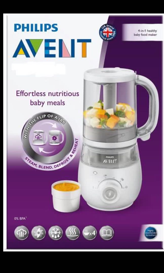 Philips Avent 4 in 1 baby food maker, Babies & Kids, Nursing & Feeding
