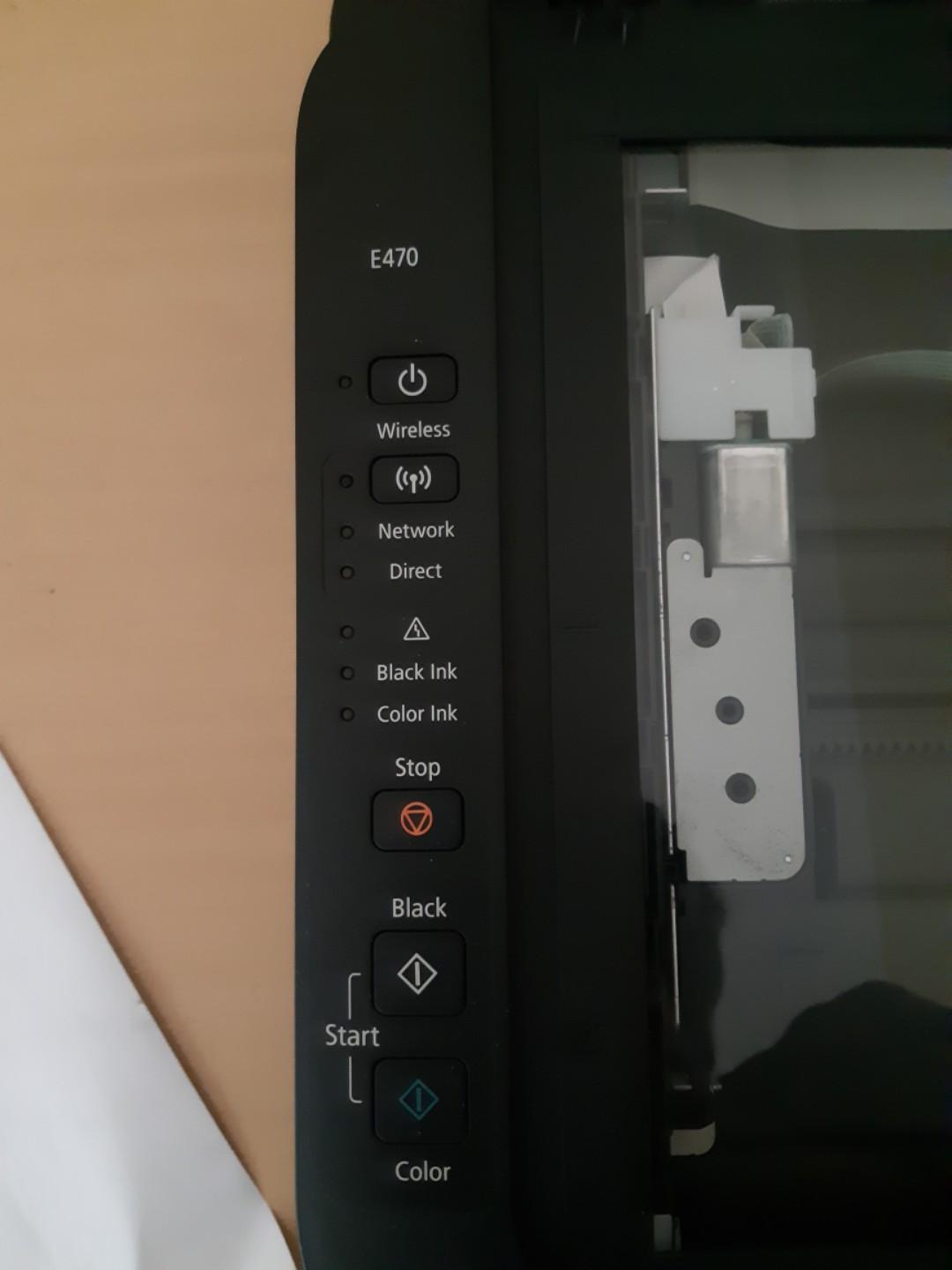 printer canon pixma e470 wa for detail and nego 08111026655