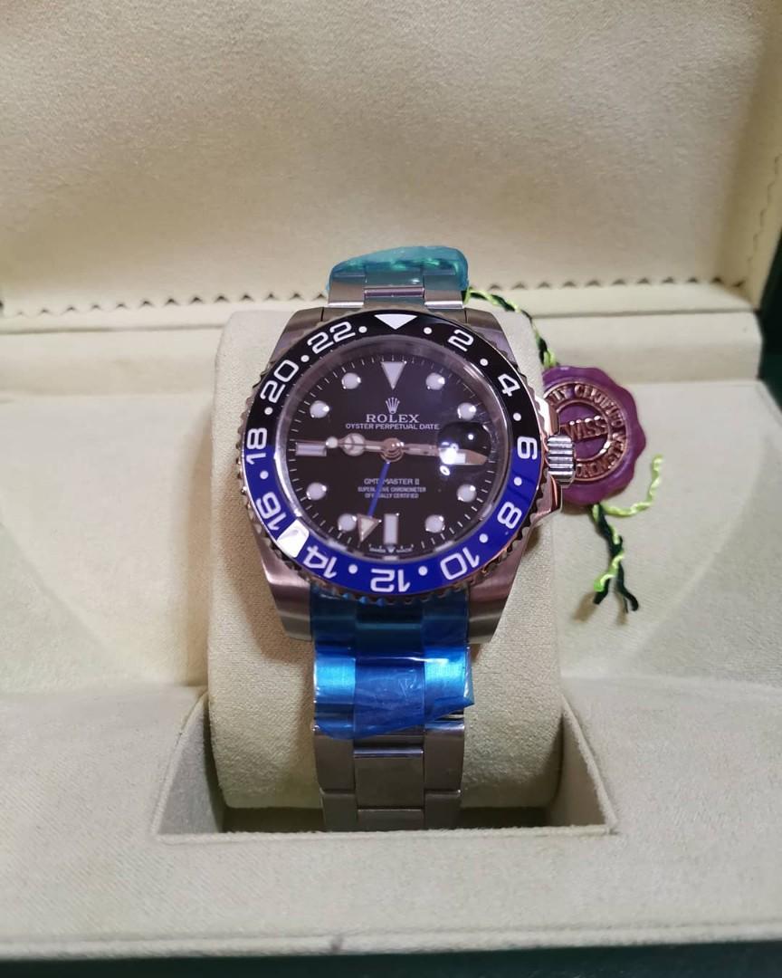 Rolex Batman and Submariner Brand New (super clone), Men's Fashion