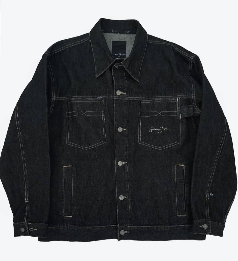 Sean john trucker denim jaket jeans 