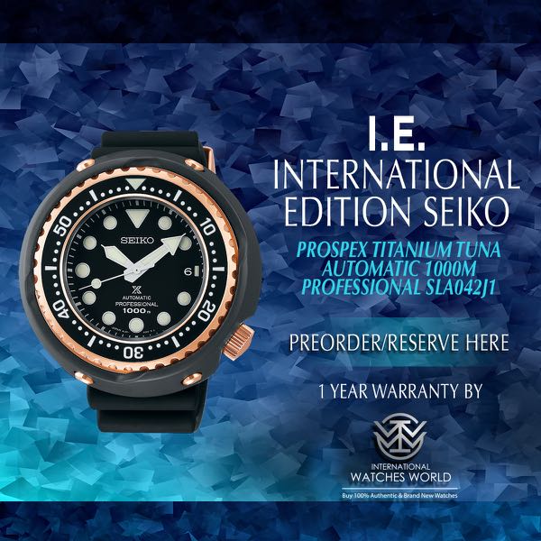 SEIKO INTERNATIONAL EDITION MARINEMASTER AUTOMATIC TITANIUM 1000M  PROFESSIONAL SLA042J1 SAPPHIRE, Mobile Phones \u0026 Gadgets, Wearables \u0026 Smart  Watches on Carousell