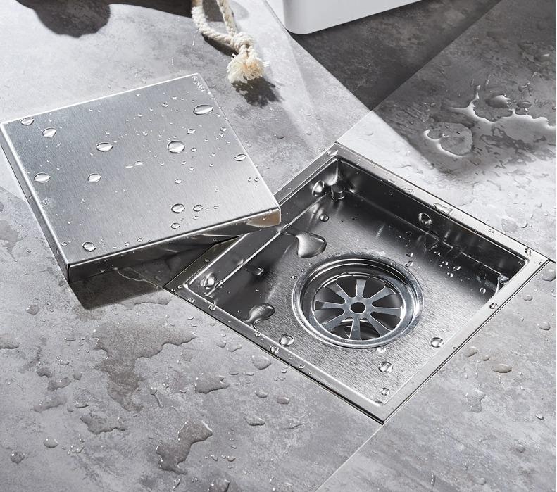 Stainless Steel Bathroom Toilet Drainage Cover, Furniture & Home Living