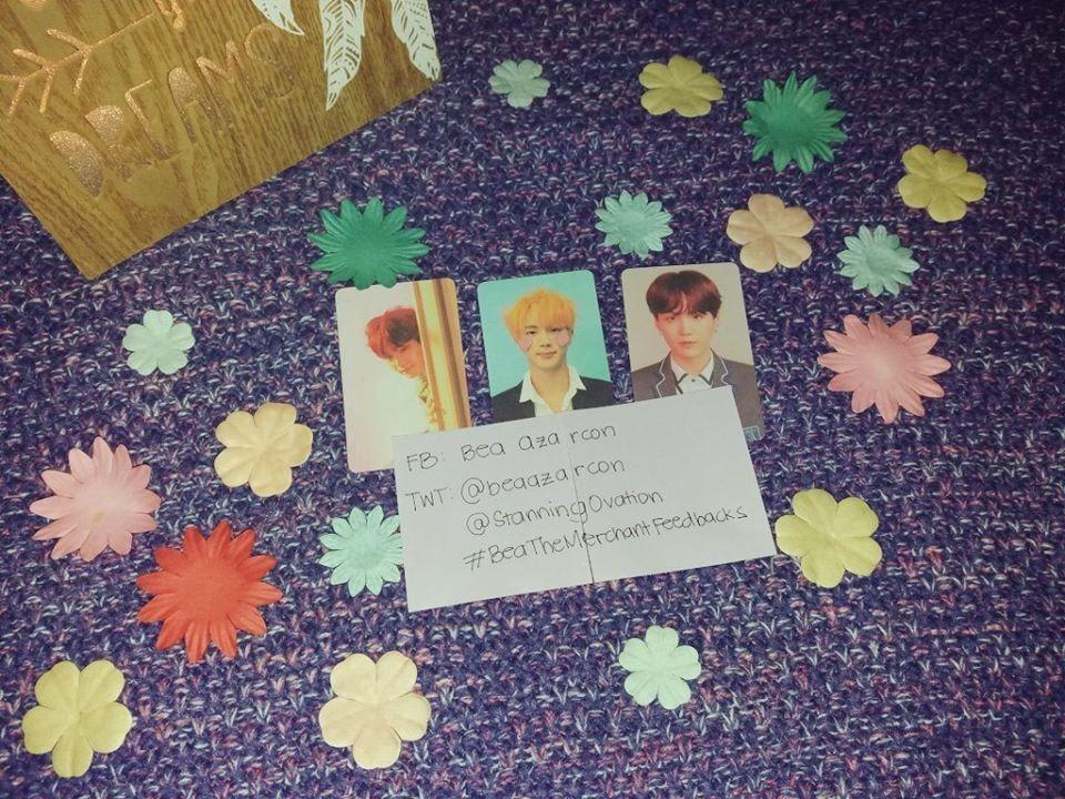 Unofficial BTS LY Answer Replicards (Category: K-Wave Merchandise) located in Las Pinas. Submitted by vantaemd (Listing ID 283017557, Image 1). Description: ✔ - Available ❌ - Sold 📍 - Reserved - FIXED PRICE - ON-HAND - UNOFFICIAL AND GOOD AS NEW - BACK-TO-BACK PRINT ✔ E Yoongi ✔ F Jin ✔ L Yoongi - 80 PHP EACH + LSF - BUY ALL THREE FOR 200 PHP + LSF ONLY - RFS: Extra - MOP: BDO Only or upon meet-up !!! NO TO BOGUS BUYERS/JOY RESERVERS PLEASE !!! 