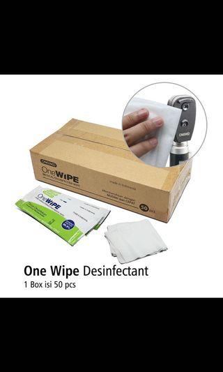 one wipe tissue onemed