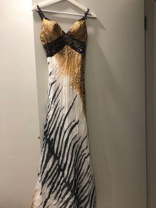 Leopard print maxi