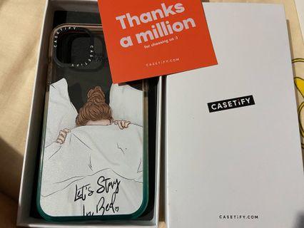 Casetify iphone 11 (Let’s stay in bed) impact case