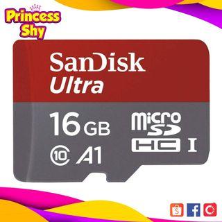 SanDisk Ultra 16GB micro SDHC UHS-I A1 Memory Card SDSQUAR-016G