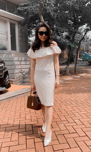 ZARA White Sabrina Dress