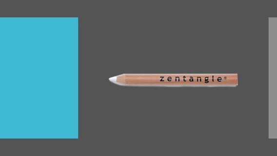 Zentangle Mini White Charcoal Pencil