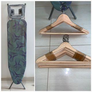 Ironing Board (used)+ Ikea Hanger 16pcs (new)
