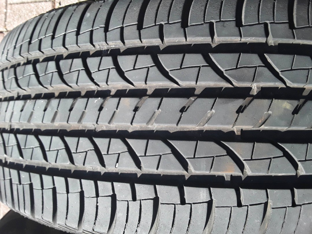 2 great used tires sized 215/60/16.