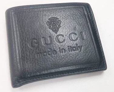 (原$3,580) 90%新 真品【Gucci made in italy 意大利造 】高貴黑色真皮錢包銀包 Leather Wallet Purse