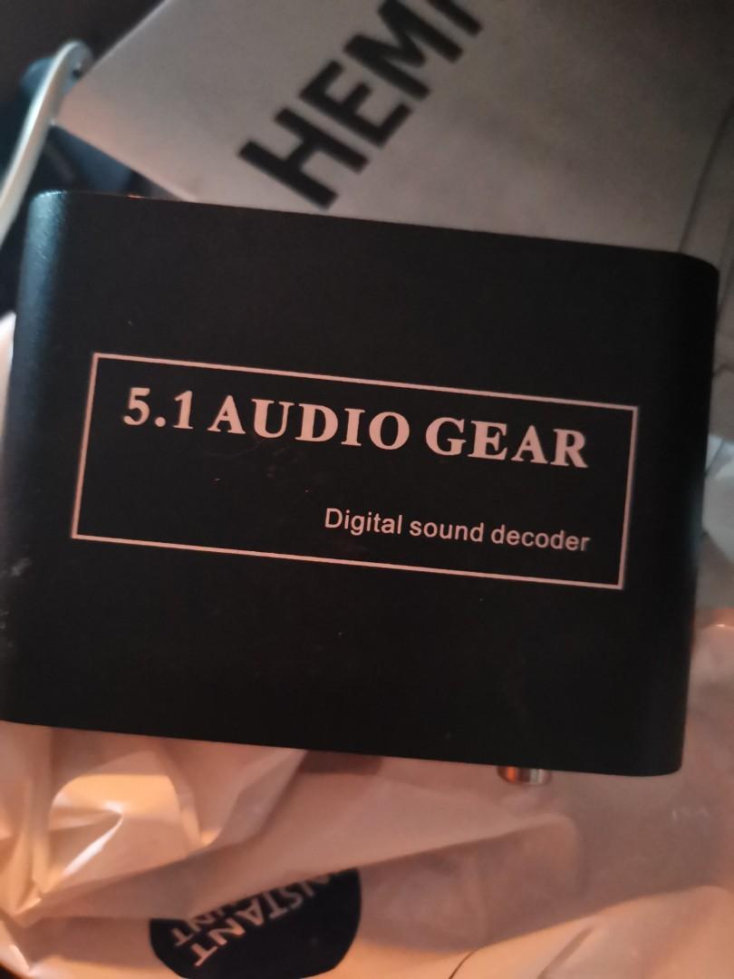 5.1 audio decoder (Category: Soundbars, Speakers & Amplifiers) located in Singapore. Submitted by kitfisto (Listing ID 283048374, Image 1). Description: Selling an 5.1 audio decoder Use once Selling juz the device, you can use your own power adapter.