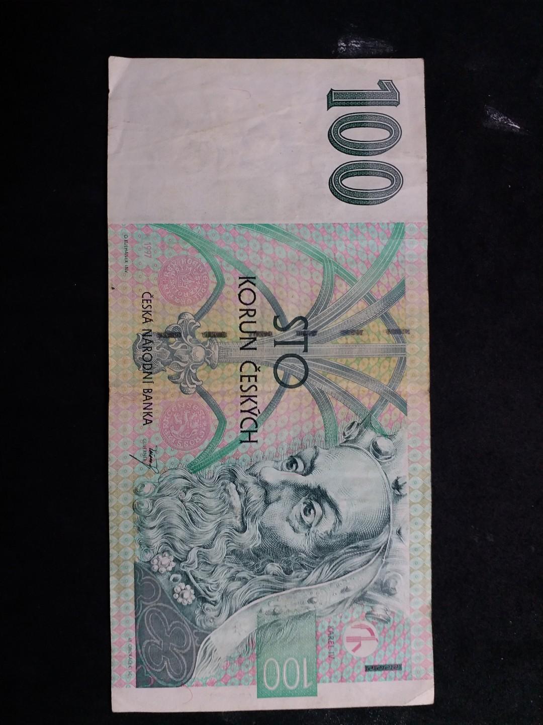 捷克克朗外國鈔-張。5元平郵。約港元30多元, 興趣及遊戲, 收藏品及紀念品, 錢幣- Carousell