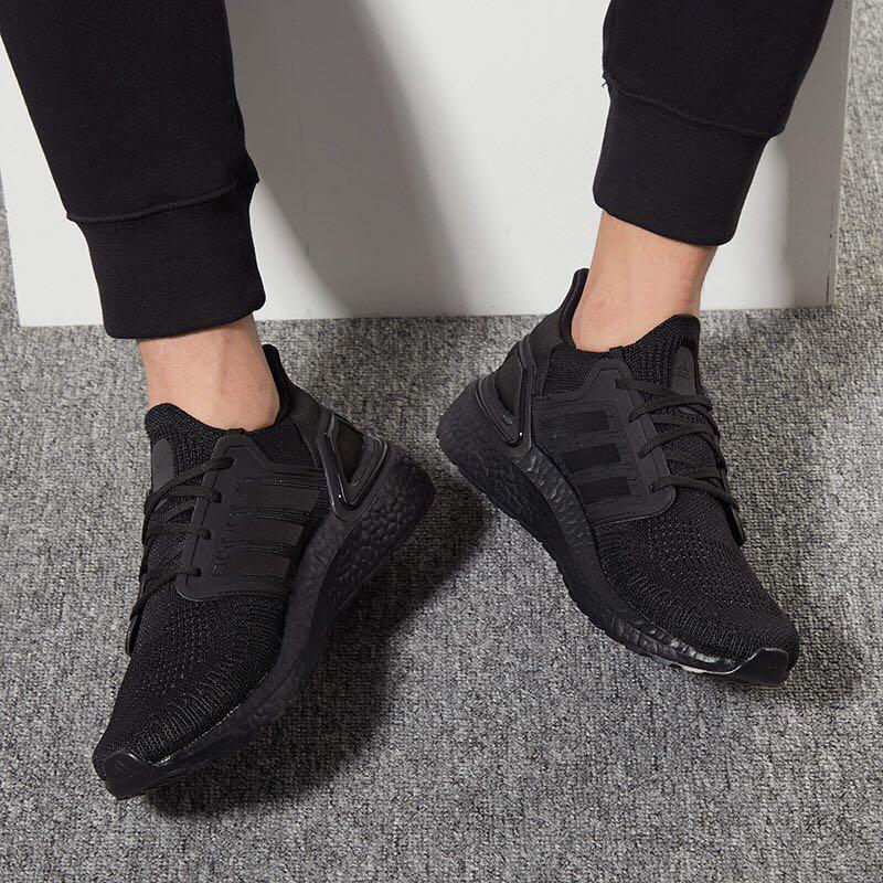 Ultra boost 20 triple black discount on feet