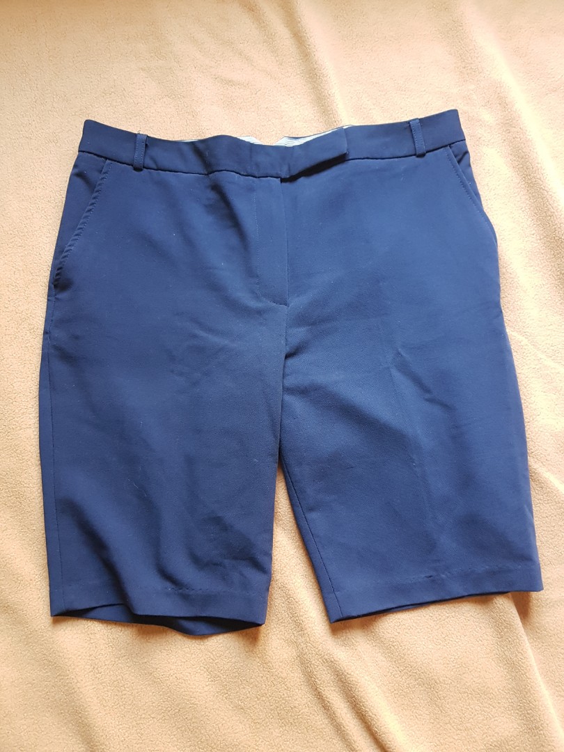 Blue long shorts Clearance