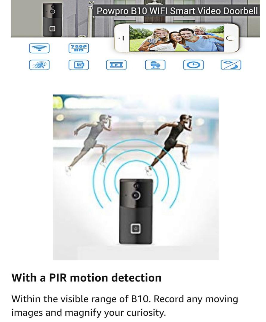B10 video hot sale doorbell