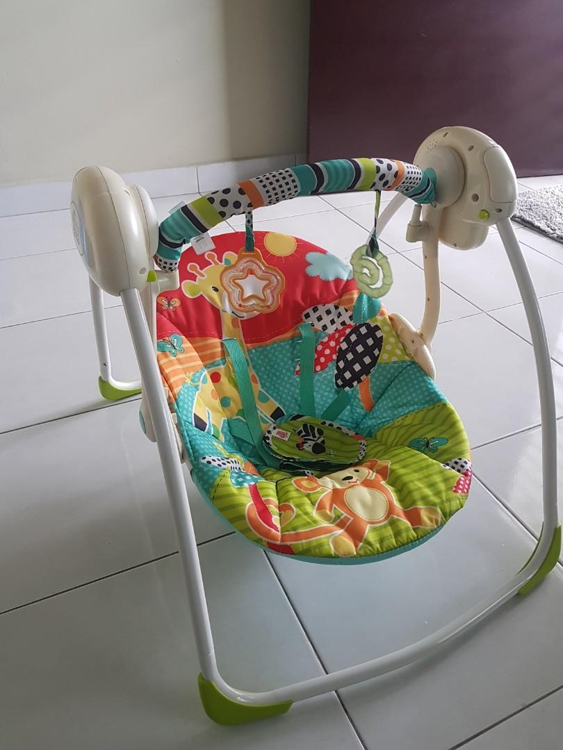 Battery operated baby best sale swing