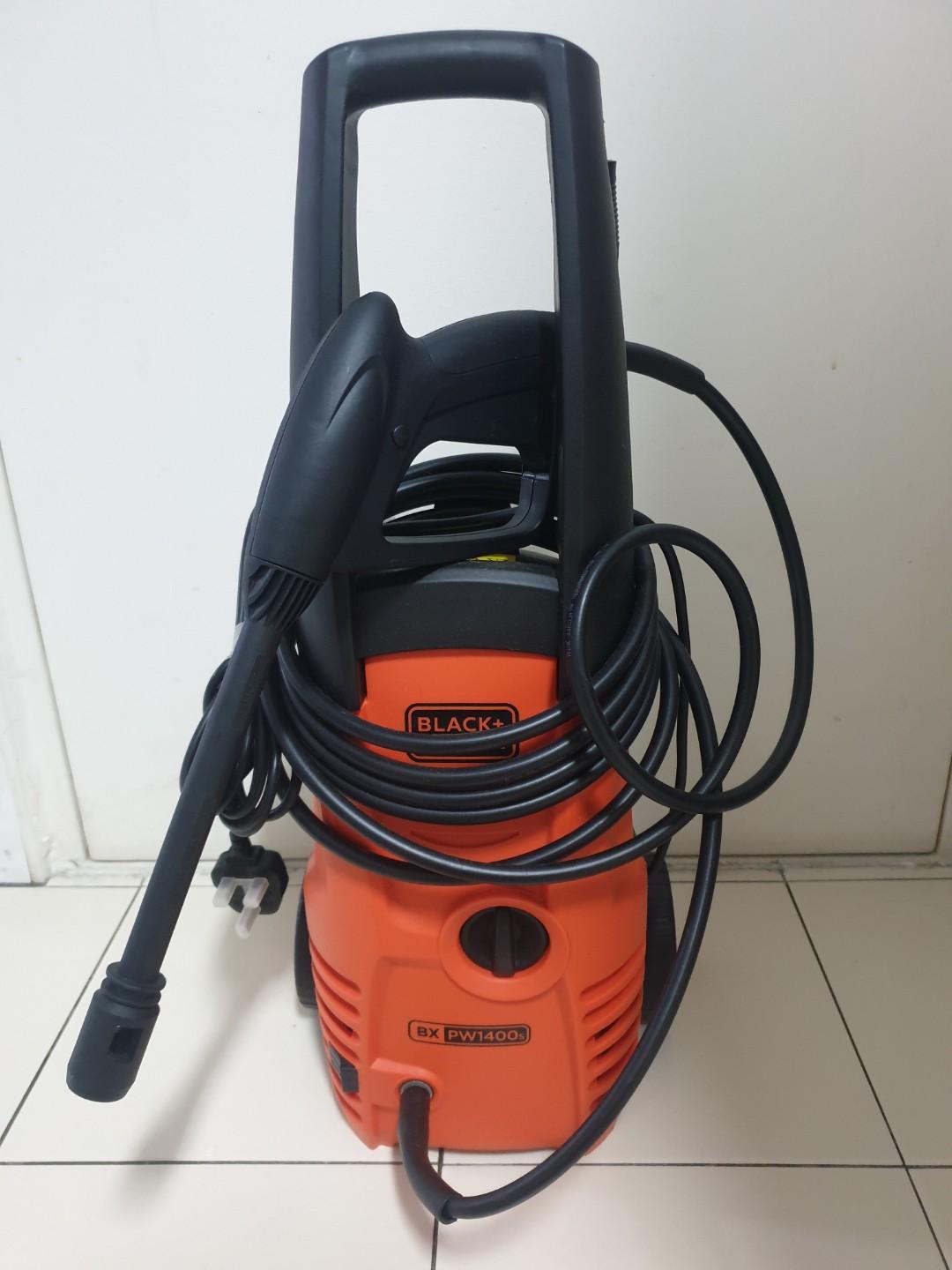 BLACK+DECKER Pressure Washer 1400W 110 BAR (PW1400S) 