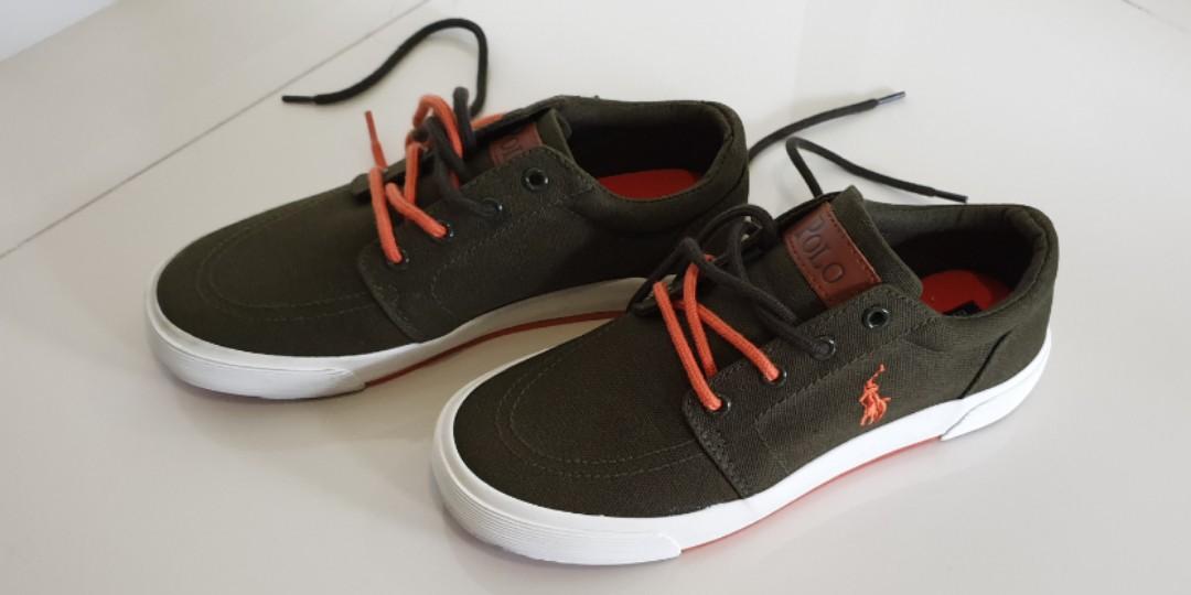 ralph lauren black sneakers