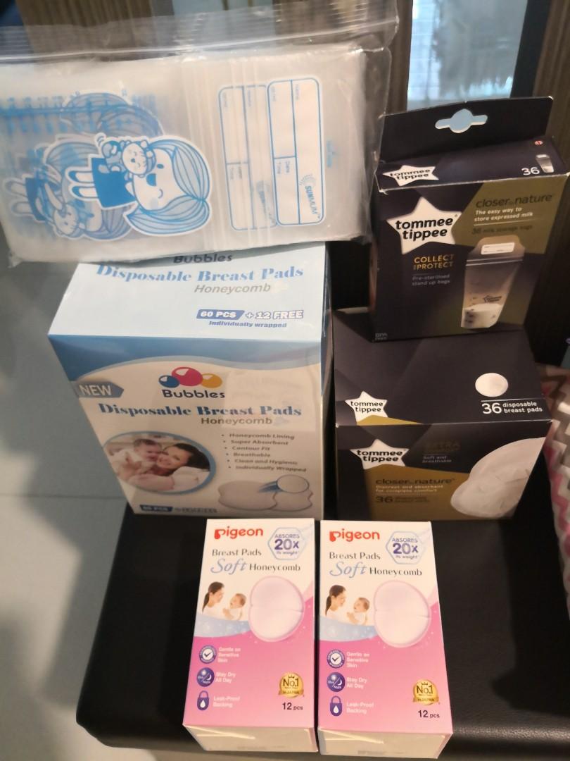 Breast Pad & breast milk bag, Babies & Kids, Nursing & Feeding