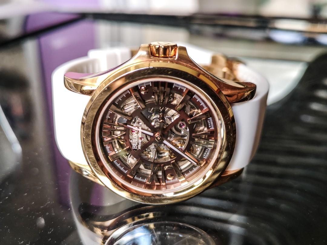 Bulova Kirkwood Skeleton Men s Fashion Watches Accessories Watches on Carousell