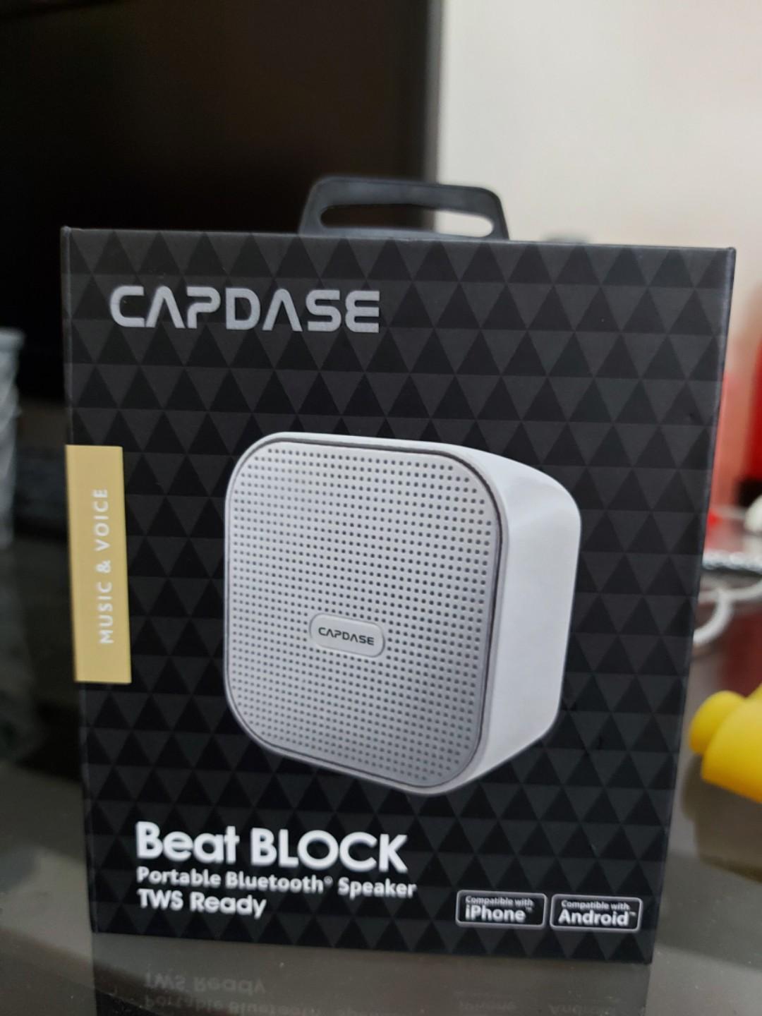 Capdase beat block bluetooth speaker 