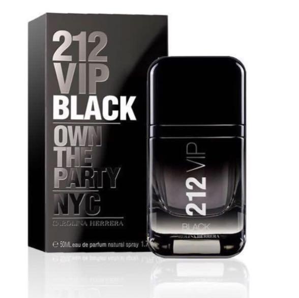 Carolina Herrera 212 Vip Men S Health Beauty Perfumes Deodorants On Carousell 212 vip black by carolina herrera is a aromatic fougere fragrance for men. carousell