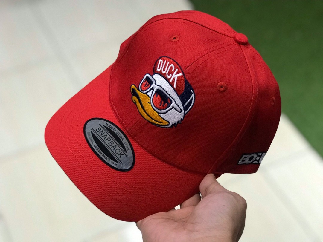 Duck Dude Red Cap 👆🏻, Men's Fashion 