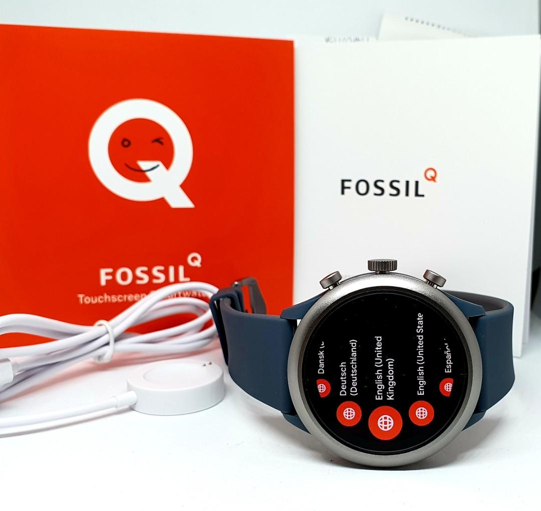 Fossil Sport Smartwatch Smoky Blue FTW4021