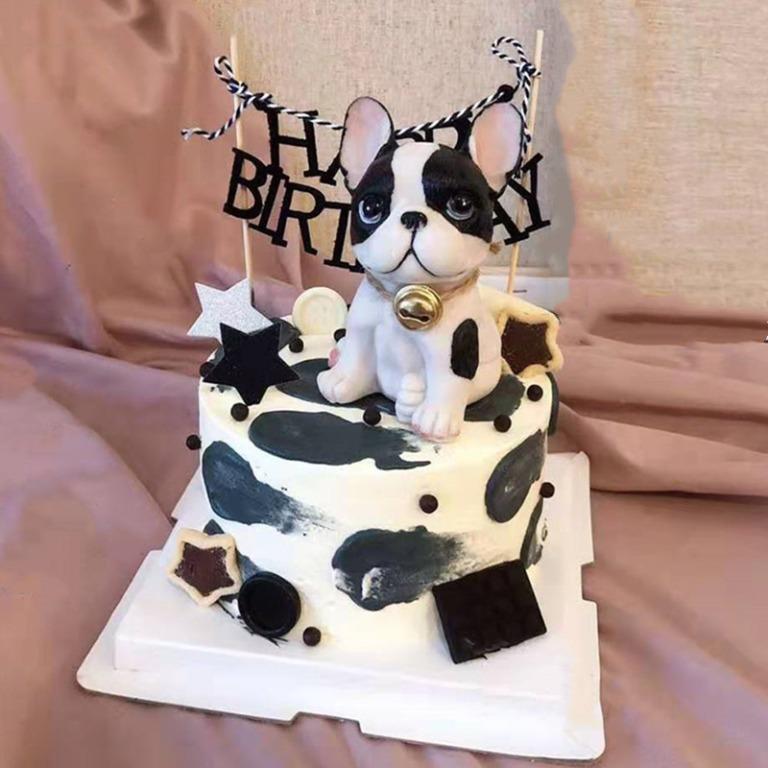 Frenchie Dog Cake Topper