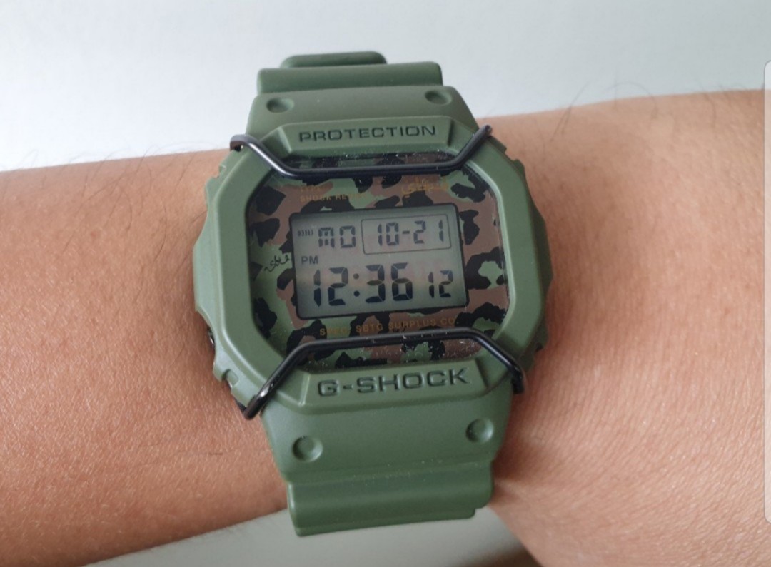 G Shock x Sbtg DW 5600 limited edition green Casio watch Mobile