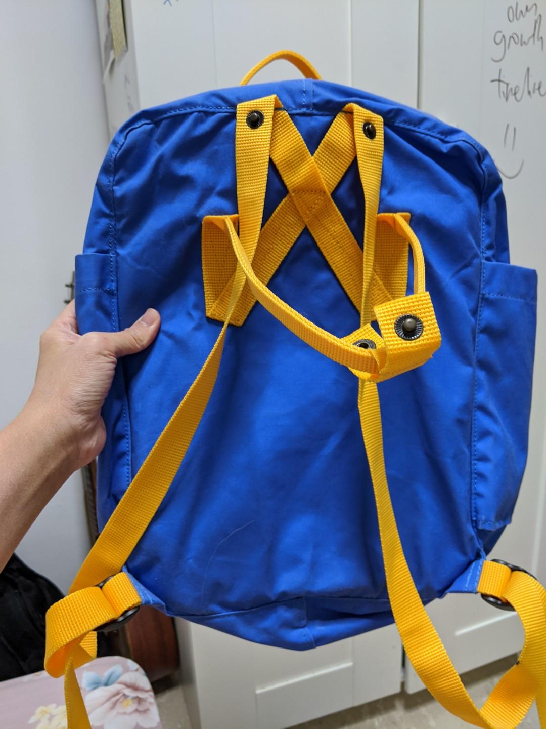 Kanken un blue warm yellow online