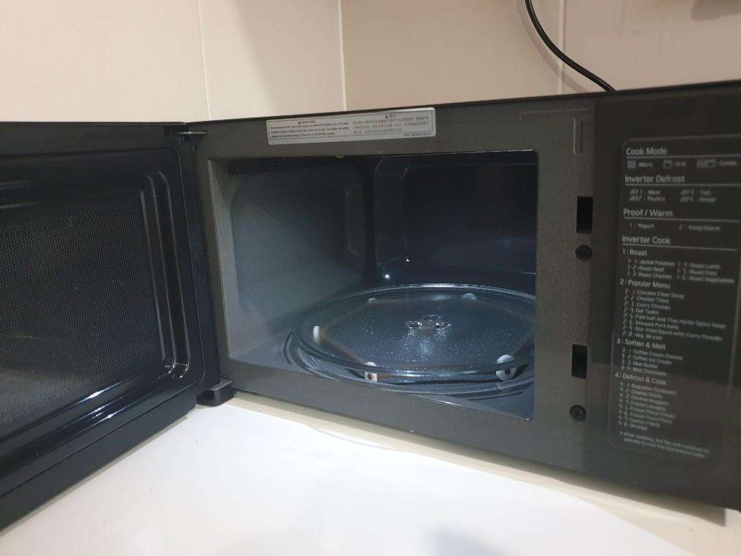 LG microwave oven with smart inverter, TV & Home Appliances, Kitchen