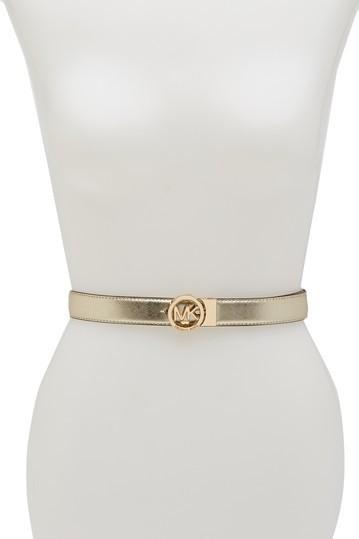 Mk reversible logo outlet belt