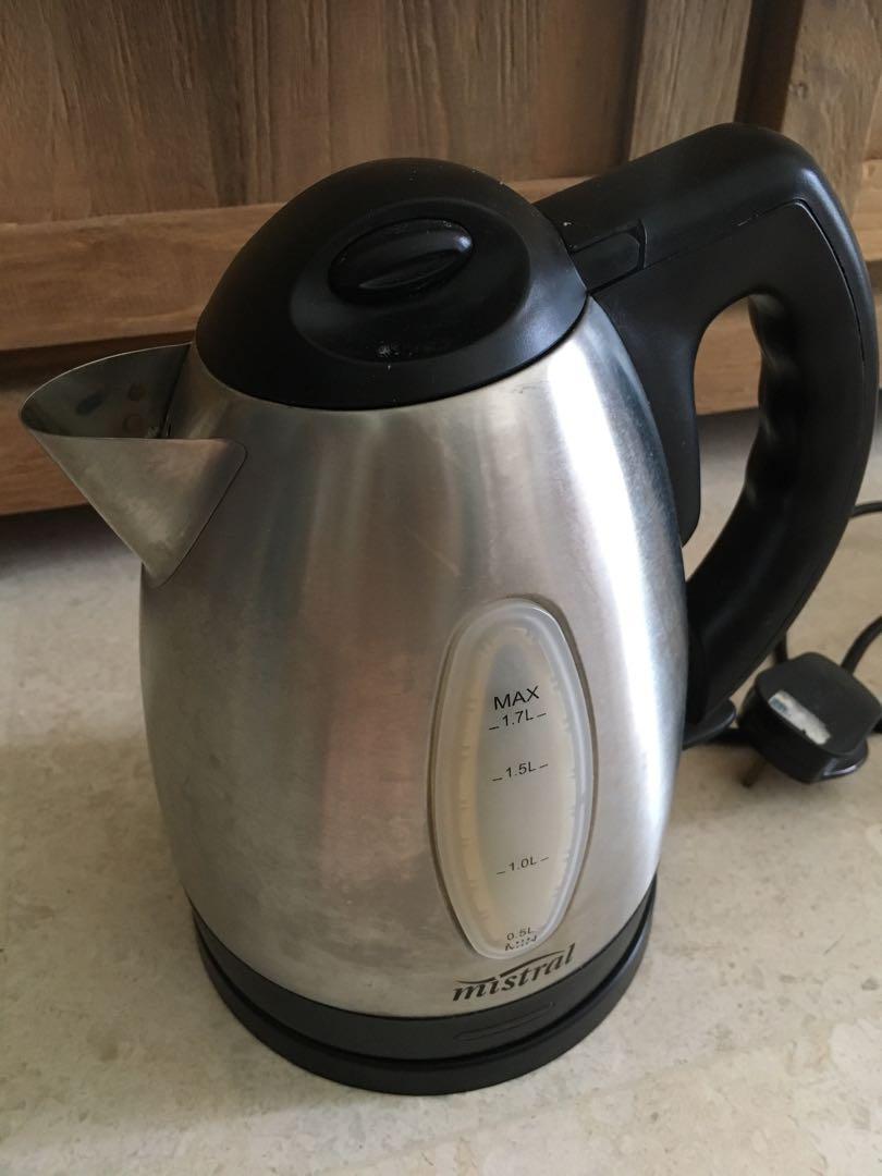 Mistral Electric Kettle 1.7L, TV & Home Appliances, Kitchen Appliances